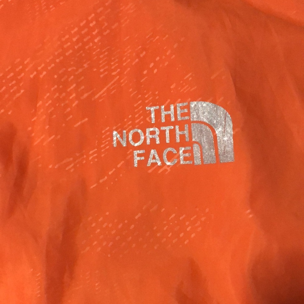 The North Face Orange Lightweight Nylon Windbreaker Packable Jacket Size XXL - Picture 11 of 15
